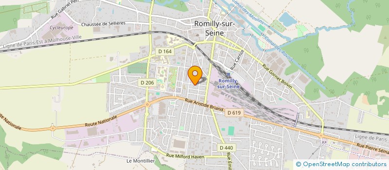 localisation de l'entreprise CORPO ALMA  ROMILLY-SUR-SEINE