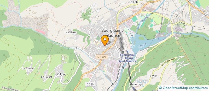 localisation de l'entreprise CORPO ASANA à BOURG-SAINT-MAURICE