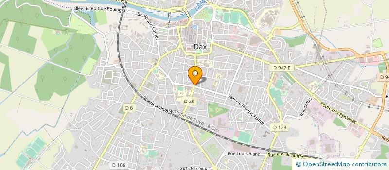 localisation de l'entreprise CORPO CLUB DACQUOIS à DAX