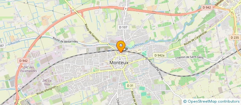 localisation de l'entreprise CORPO DIEM  MONTEUX