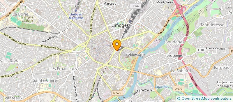 localisation de l'entreprise CORPO DROIT-ECO LIMOGES à LIMOGES