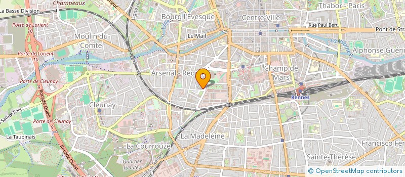 localisation de l'entreprise CORPO IM 6-12 / 17-22 SQ VERCINGETORIX  RENNES