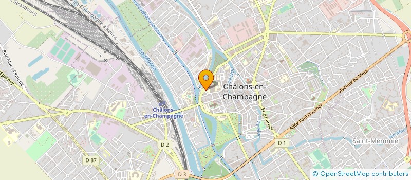 localisation de l'entreprise CORPO INSTITUT PROMO INDUS CHAMP 04-06  CHALONS-EN-CHAMPAGNE