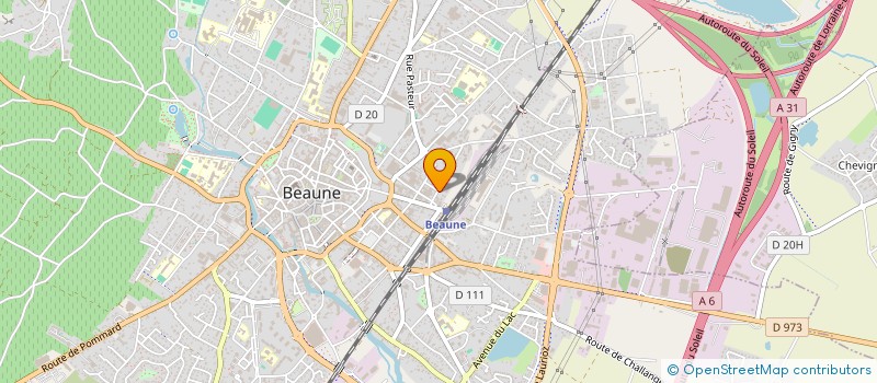 localisation de l'entreprise CORPO METAL à BEAUNE