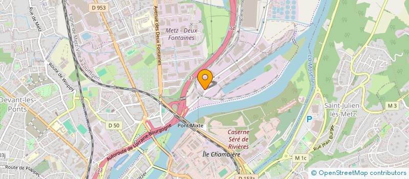 localisation de l'entreprise CORPO OBLIG BOUCHERS CHARC MOSELLE NOR  METZ