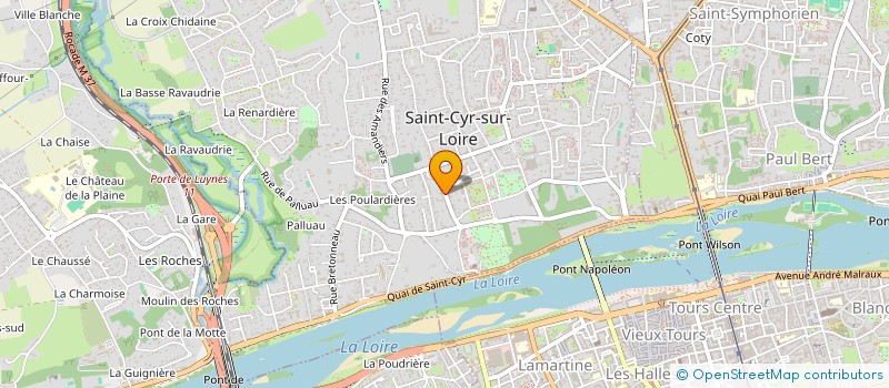 localisation de l'entreprise CORPO PETRUS à SAINT-CYR-SUR-LOIRE