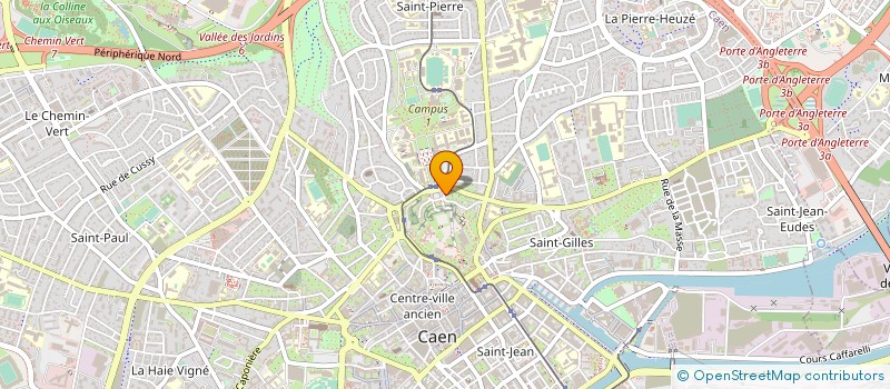 localisation de l'entreprise CORPO SCIENCES CAEN à CAEN