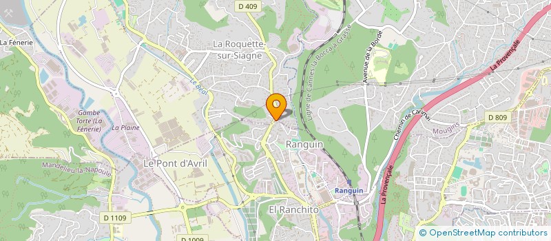 localisation de l'entreprise CORPOCOACH à CANNES
