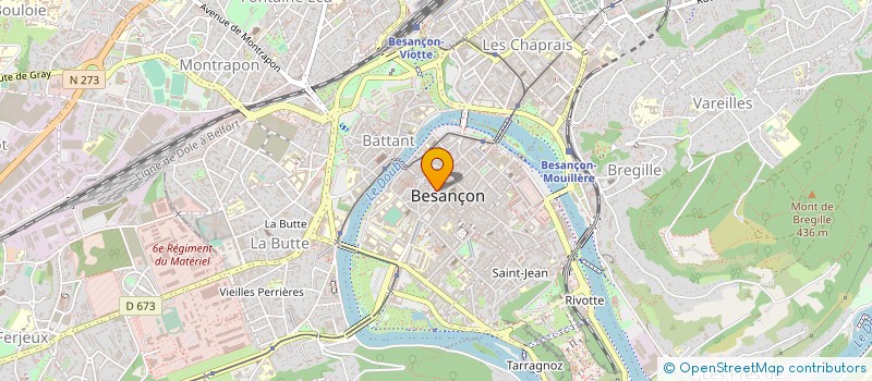 localisation de l'entreprise CORPOPRIETE 49 GRANDE RUE  BESANCON