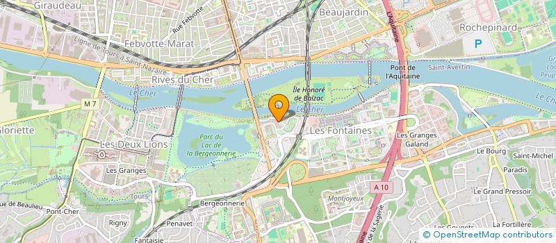 localisation de l'entreprise CORPOR'AILES à TOURS