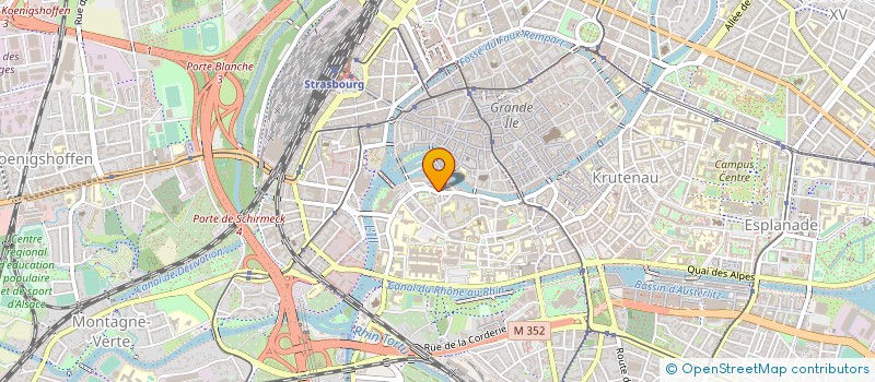 localisation de l'entreprise CORPOR OBLIGAT PATRON TAILLEUR BAS-RH à STRASBOURG