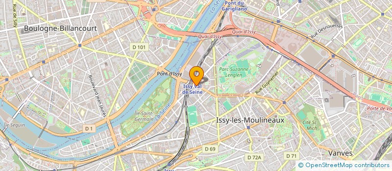 localisation de l'entreprise CORPORAMA à ISSY-LES-MOULINEAUX