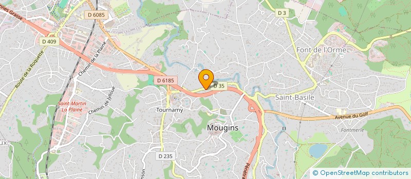 localisation de l'entreprise CORPORANDY à MOUGINS