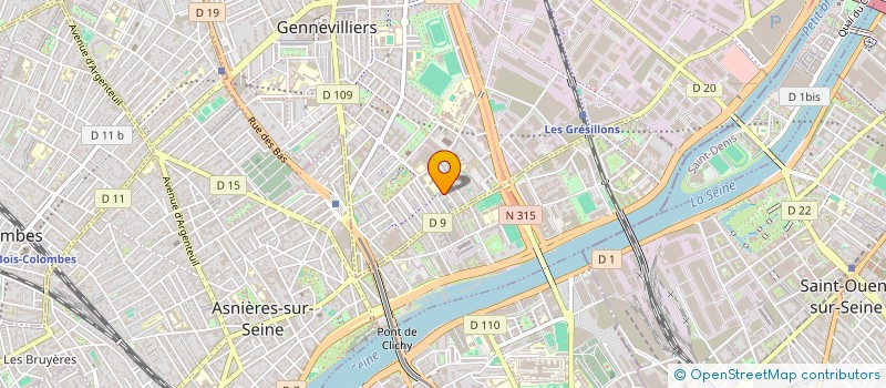 localisation de l'entreprise CORPORATE BEAUTY  GENNEVILLIERS