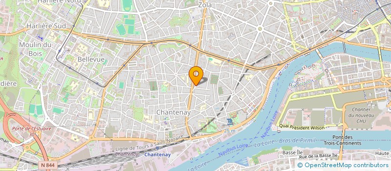 localisation de l'entreprise CORPORATE COACHING à NANTES