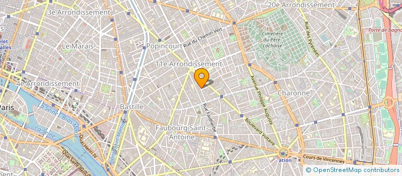 localisation de l'entreprise CORPORATE FICTION  PARIS