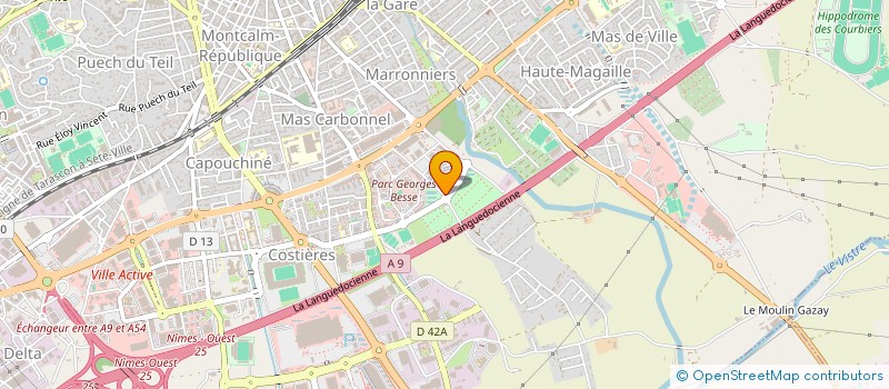 localisation de l'entreprise CORPORATE FINANCE  NIMES