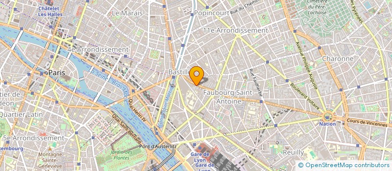 localisation de l'entreprise CORPORATE TRAVEL MANAGEMENT(FRANCE)  PARIS 12