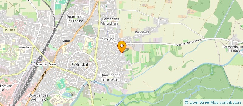 localisation de l'entreprise CORPORATION BOUCHERS CHARCUTIERS  SELESTAT