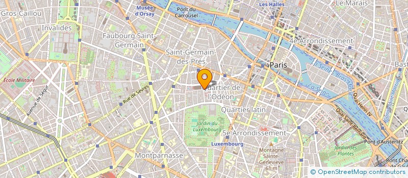 localisation de l'entreprise CORPORATION D'ODONTOLOGIE UNIVERSITAIRE DE GARANCIERE  PARIS