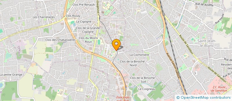localisation de l'entreprise CORPORATION DE SAINT FIACRE à ORLEANS
