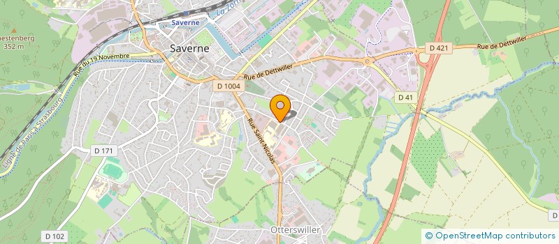 localisation de l'entreprise CORPORATION DES BOULANGERS à SAVERNE