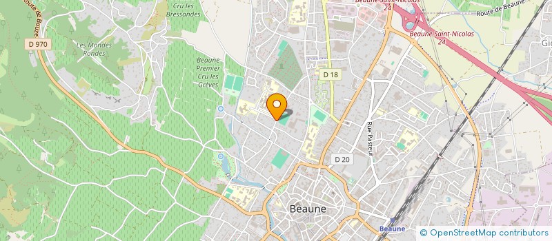 localisation de l'entreprise CORPORATION DES ETUDIANTS EN SOINS INFIRMIERS DE BEAUNE à BEAUNE