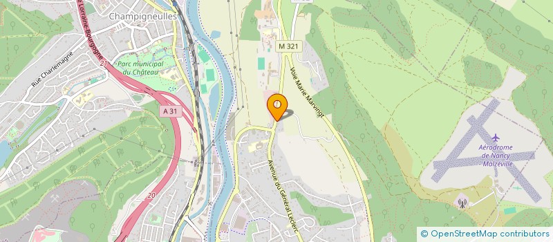 localisation de l'entreprise CORPORATION DES ETUDIANTS LORRAINS DES INTER-ERGO (CELIE)  MALZEVILLE