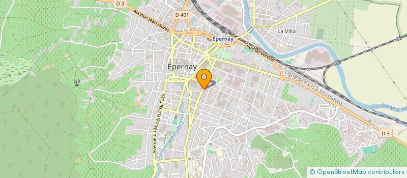 localisation de l'entreprise CORPORATION DES VIGNERONS DE CHAMPAGNE à EPERNAY