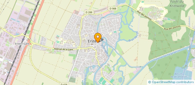 localisation de l'entreprise CORPORATION ET CONFRERIE DES AGRICULTEURS D'ERSTEIN  ERSTEIN