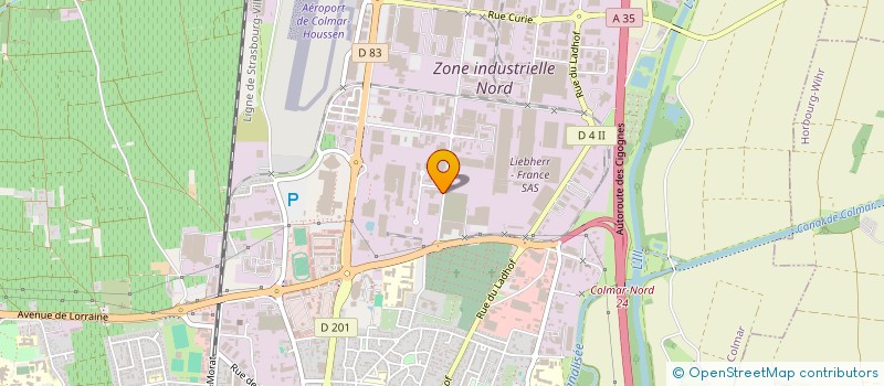 localisation de l'entreprise CORPORATION MAITRES BOULANGERS  COLMAR