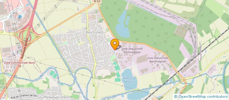 localisation de l'entreprise CORPORATION PATRONS CORDONNIERS  REICHSTETT