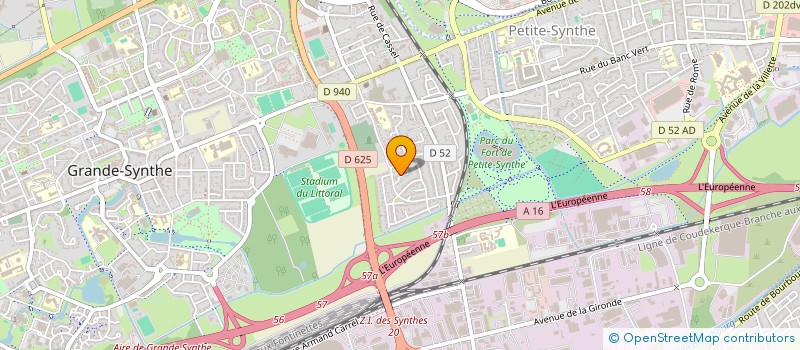 localisation de l'entreprise CORPORATION PFJ à DUNKERQUE