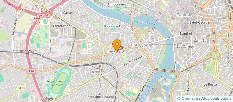 localisation de l'entreprise CORPORE à TOULOUSE