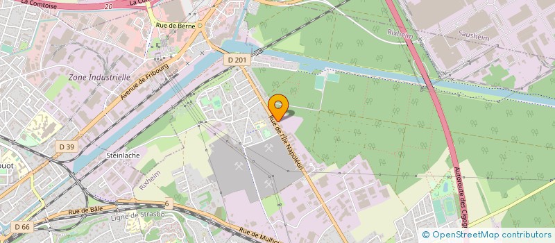 localisation de l'entreprise CORPOREL AG  RIXHEIM