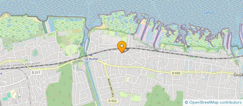 localisation de l'entreprise CORPORIS  GUJAN-MESTRAS