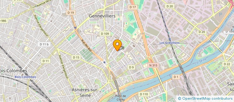 localisation de l'entreprise CORPORIS ACADEMIA à GENNEVILLIERS