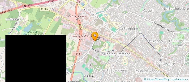 localisation de l'entreprise CORPOSTEO à SAINT-HERBLAIN