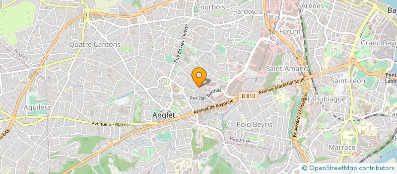 localisation de l'entreprise CORPP SECURITE à ANGLET