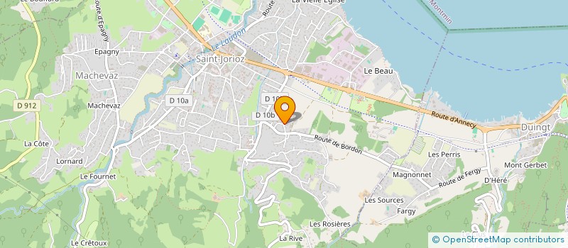 localisation de l'entreprise CORPROPRIETE LES GRANDS CHAMPS  SAINT-JORIOZ