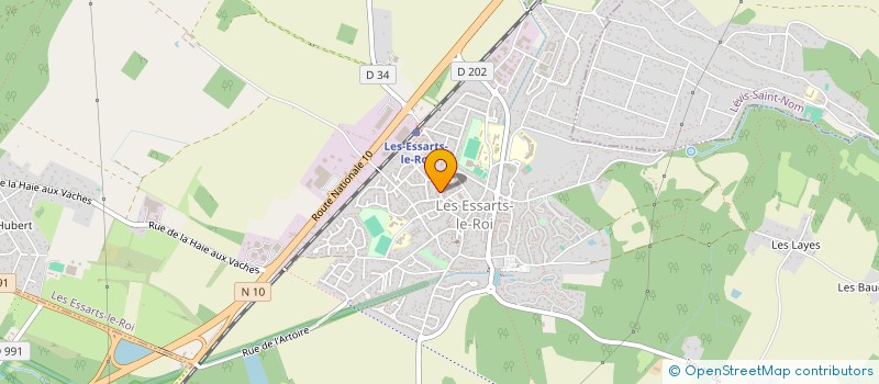 localisation de l'entreprise CORPS 78  LES ESSARTS-LE-ROI