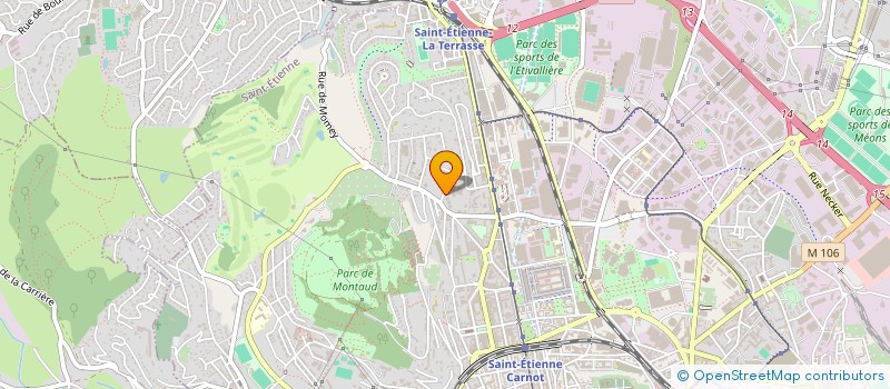 localisation de l'entreprise CORPS A CORPS  SAINT-ETIENNE