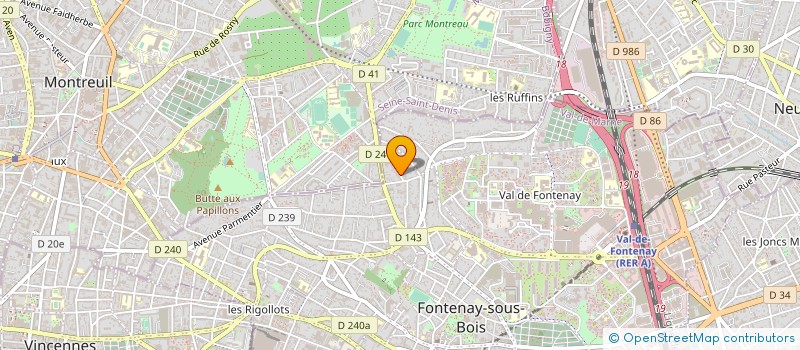 localisation de l'entreprise CORPS ACCORD à FONTENAY-SOUS-BOIS