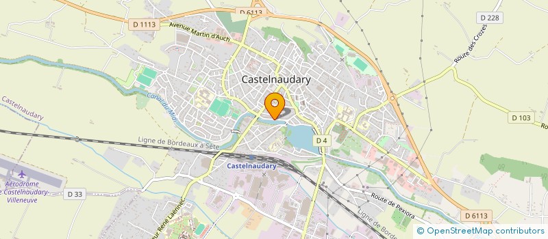 localisation de l'entreprise CORPS ACCORD  CASTELNAUDARY