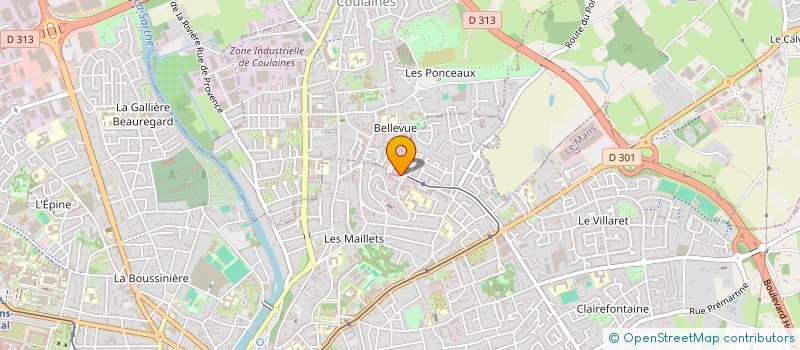 localisation de l'entreprise CORPS ACTIF à COULAINES