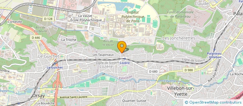 localisation de l'entreprise CORPS & AME à PALAISEAU