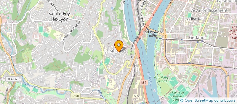 localisation de l'entreprise CORPS&AMES  LA MULATIERE