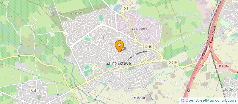 localisation de l'entreprise CORPS ARTICULES  SAINT-ESTEVE