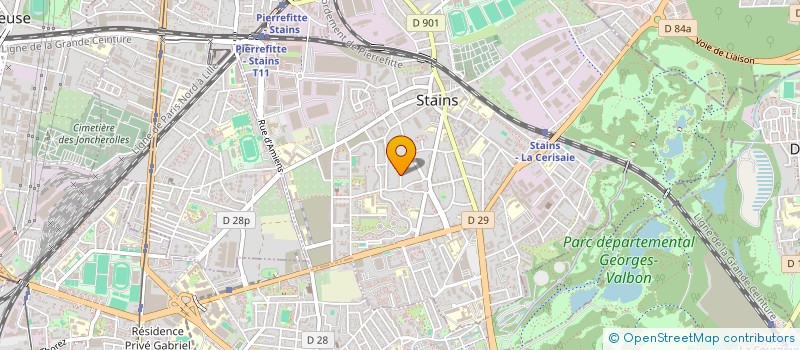 localisation de l'entreprise CORPS BATTANT à STAINS