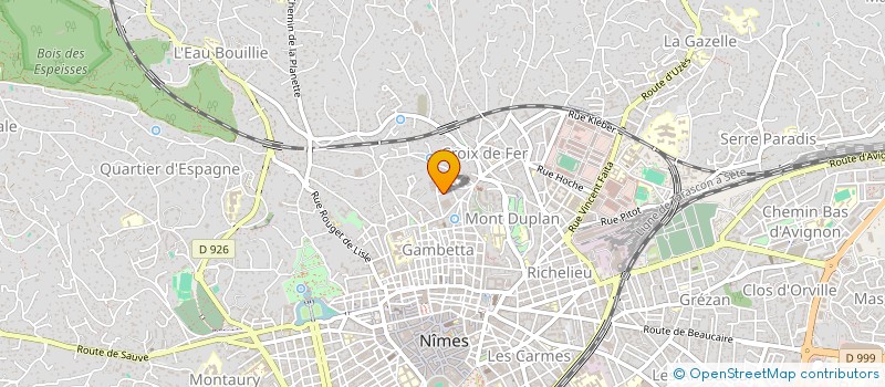 localisation de l'entreprise CORPS-COEUR-ESPRIT  NIMES